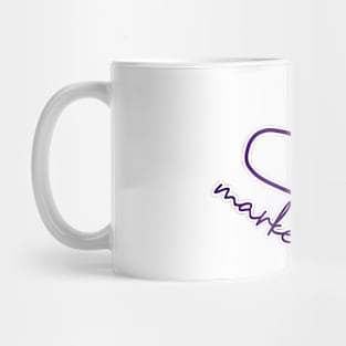 Markers Heart Logo Mug